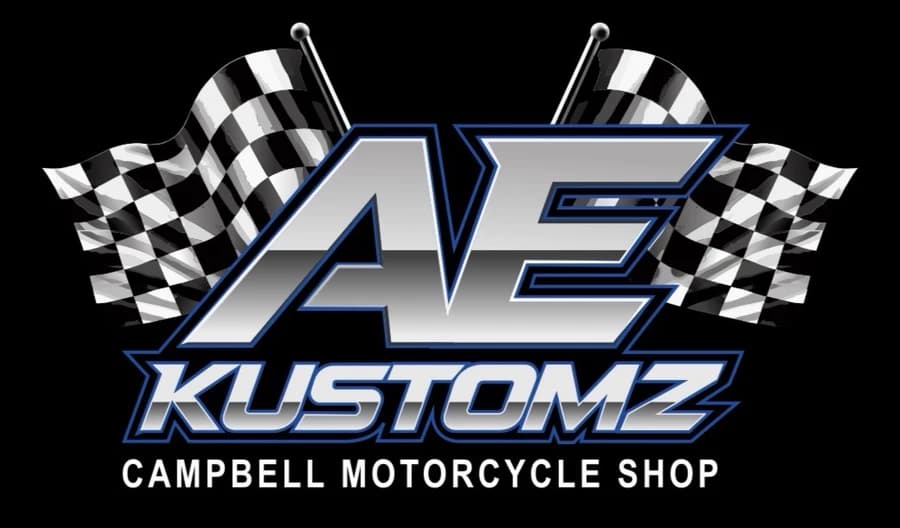 AE Kustomz Campbell Motorcycle Shop logo